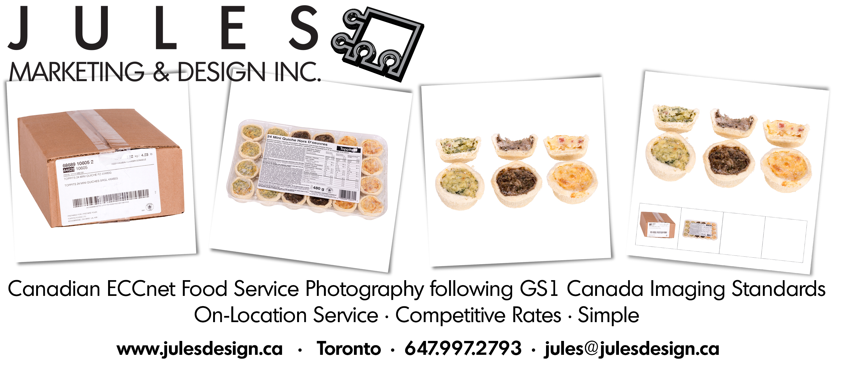 Toronto ECCnet Photo Service following GS1 Canada-Standards